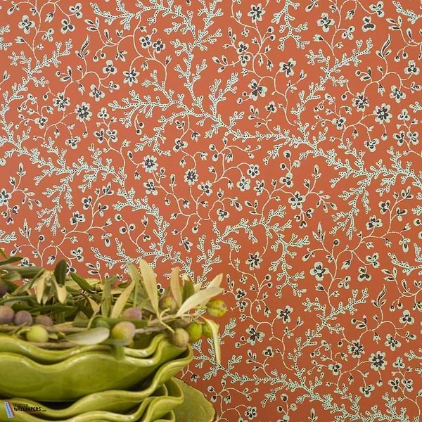 Fleurs de Corail-wallpaper-Pierre Frey-Selected Wallpapers