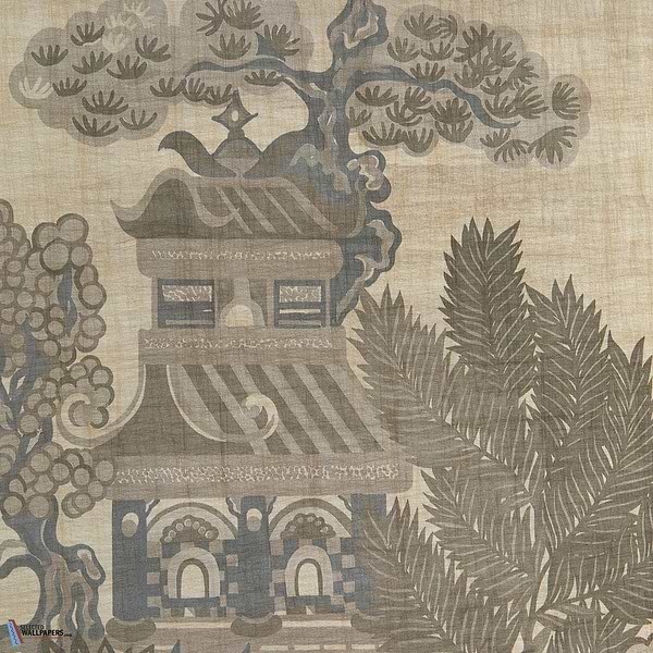 Floating Palace-Tapete-Liberty-Twill Grey-Meter (M1)-07302201Z-MT-Selected Wallpapers