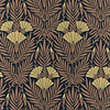 Floral Fanfare-Wallpaper-1838 wallcoverings-Burnt Orange-Roll-2311-171-03-Selected Wallpapers