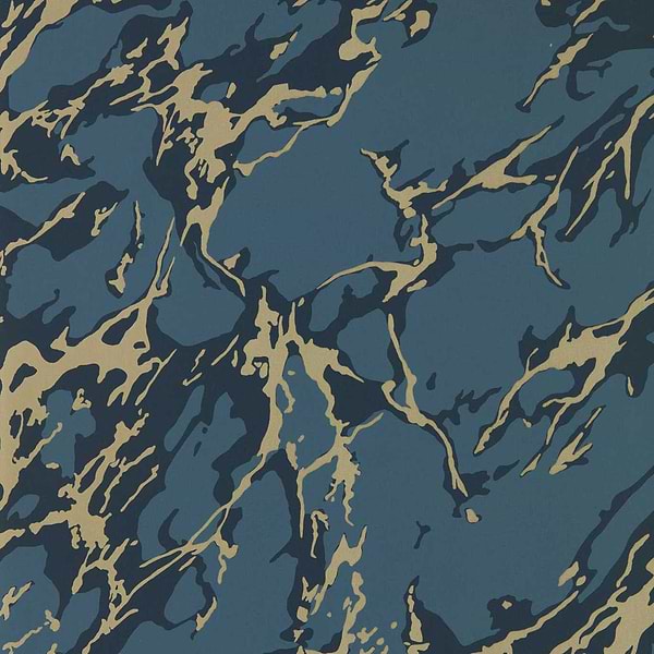 French Marble-Tapete-Zoffany-Reign Blue-Rolle-313025-Selected Wallpapers