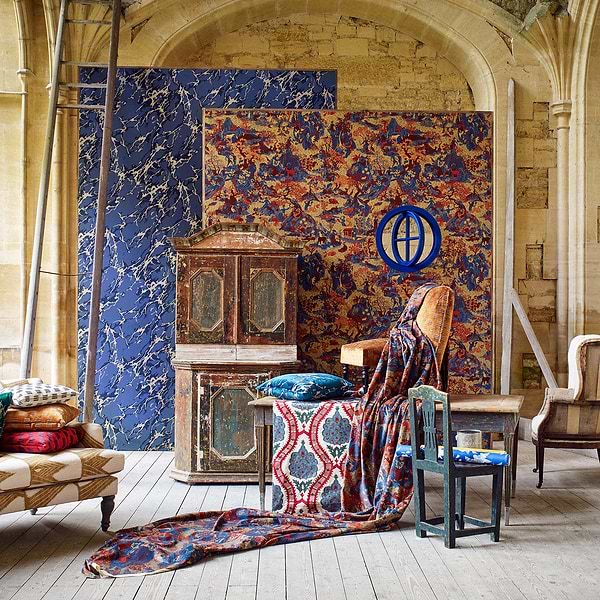 French Marble-Wallpaper-Zoffany-Selected Wallpapers
