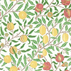 Fruit-Tapete-Morris & Co-Leaf Green / Madder-Rolle-217086-Selected Wallpapers