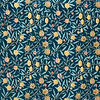 Fruit Velvet fabric-Morris & Co-Indigo/Slate-Meter (M1)-236924-Selected Wallpapers