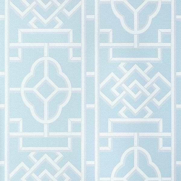 Gateway-Wallpaper-Thibaut-Spa Blue-Roll-T13311-Selected Wallpapers