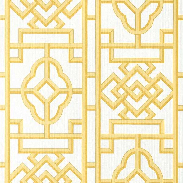 Gateway-Wallpaper-Thibaut-Yellow-Roll-T13312-Selected Wallpapers