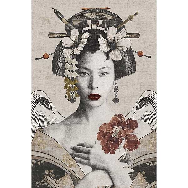 Geisha Re-Edition-Wallpaper-LondonArt-Selected Wallpapers