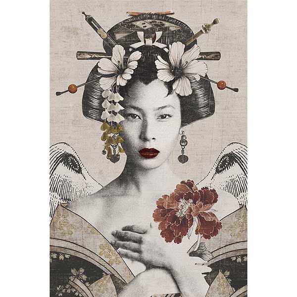 Geisha Re-Edition-Wallpaper-LondonArt-Selected Wallpapers