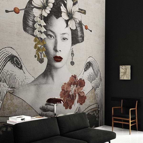 Geisha Re-Edition-Wallpaper-LondonArt-Selected Wallpapers