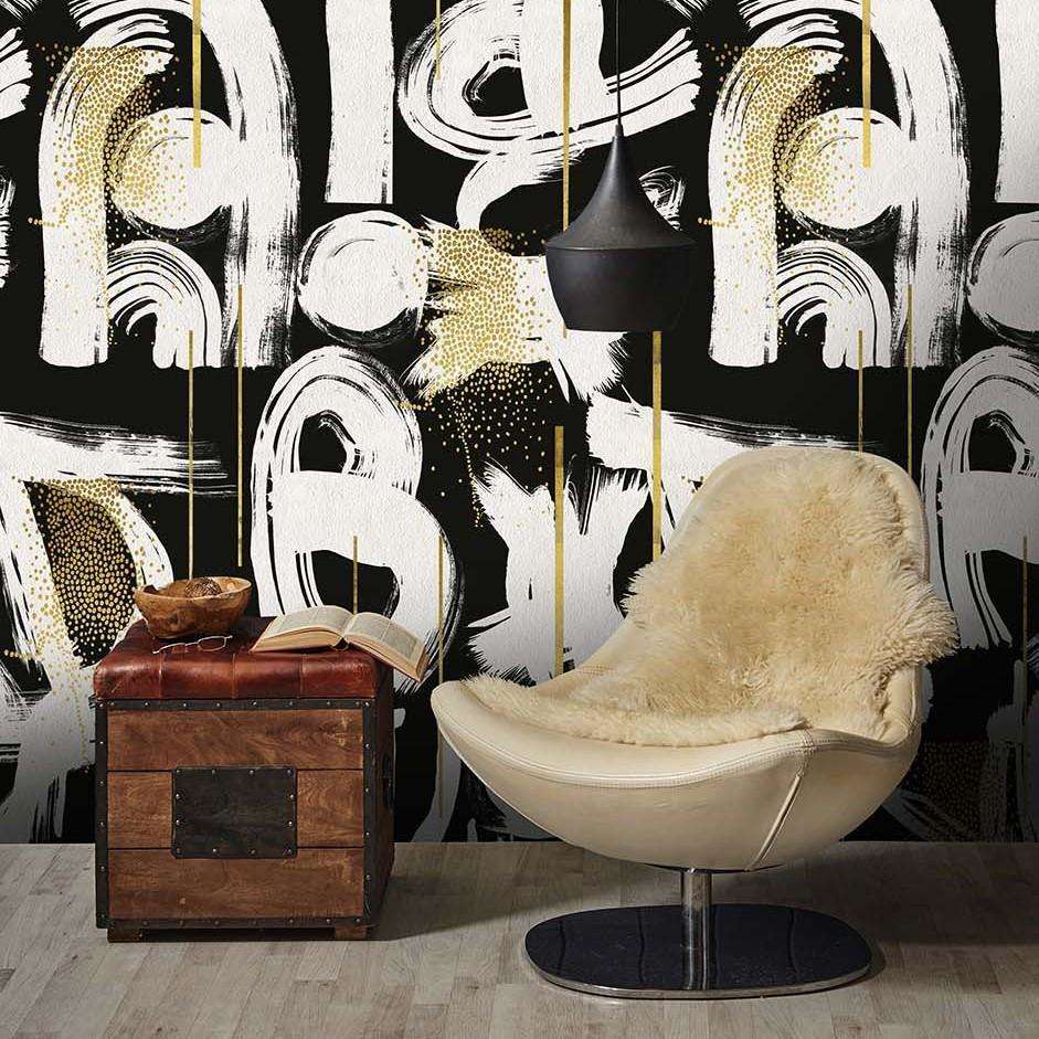 Gestural Abstraction-wallpaper-Mind the Gap-Selected Wallpapers
