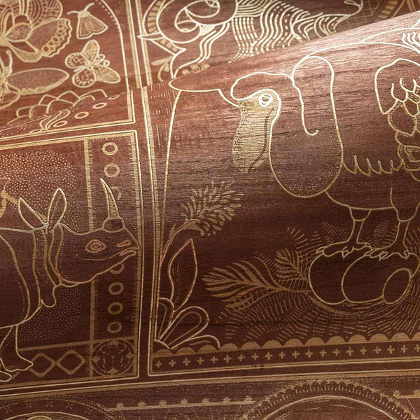 Golden Tiger-Tapete-Moooi-Selected Wallpapers