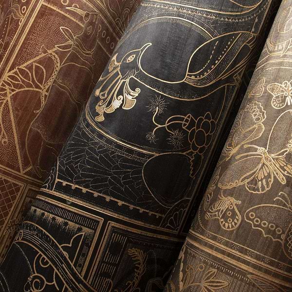 Golden Tiger-Tapete-Moooi-Selected Wallpapers