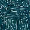 Graffito fabric-Kelly Wearstler-Teal/Pearl-Meter (M1)-GWF-3530.53-Selected Wallpapers