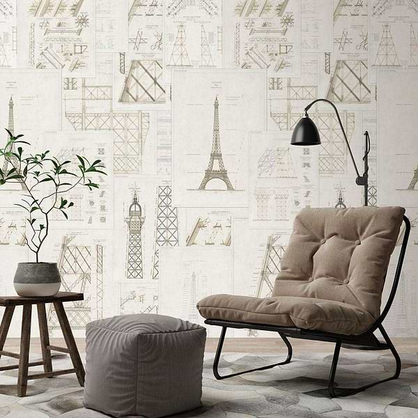 Grand Eiffel-Tapete-Mind the Gap-Selected Wallpapers
