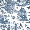 Grand Palace-Wallpaper-Thibaut-Blue and White-Roll-T13614-Selected Wallpapers