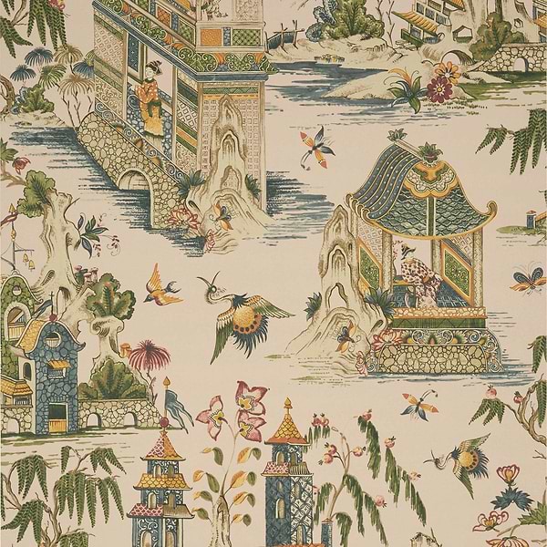 Grand Palace-Wallpaper-Thibaut-Blush-Roll-T13616-Selected Wallpapers