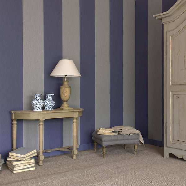 Grande Stripe-Tapete-Flamant-Selected Wallpapers