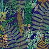 Green Sancturay-wallpaper-Mind the Gap-Blue-300 cm (standaard)-WP20318-Selected Wallpapers