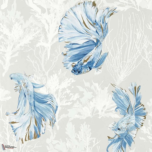 Halfmoon-wallpaper-Harlequin-Stilness/Indigo-Roll-112766-Selected Wallpapers