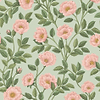 Hampton Roses-Tapete-Cole & Son-Rose & Leaf Green-Rolle-118/7014-Selected Wallpapers