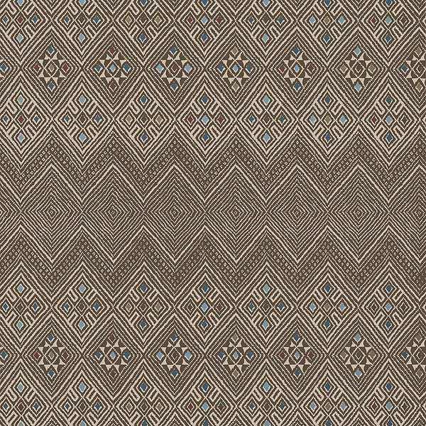 High Plains-Wallpaper-Thibaut-Brown-Roll-T13232-Selected Wallpapers