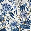 Hill Garden-Wallpaper-Thibaut-Blue and White-Roll-T13659-Selected Wallpapers