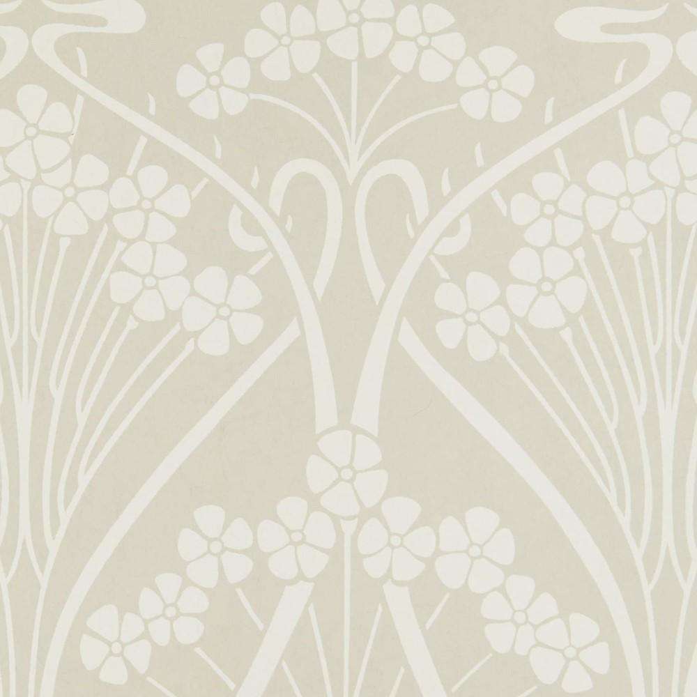 Ianthe Mono-Tapete-Liberty-Pewter White-Rolle-07241002K-Selected Wallpapers