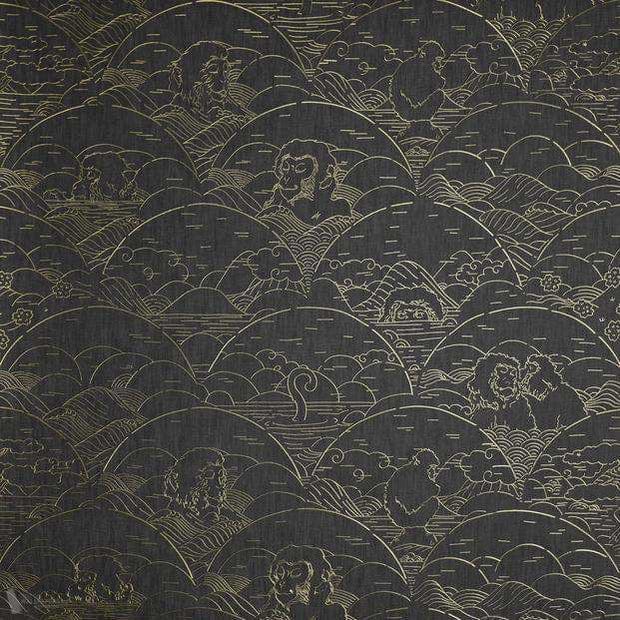 Indigo Macaque-wallpaper-Moooi-Ivory-Meter (M1)-MO3001-Selected Wallpapers