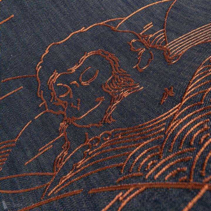 Indigo Macaque-wallpaper-Moooi-Selected Wallpapers