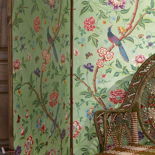 Jardin de bagatelle-wallpaper-Braquenie-Selected Wallpapers