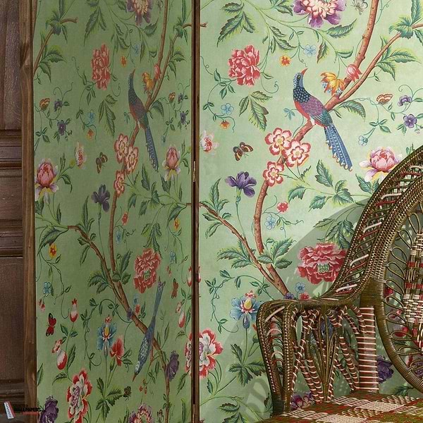 Jardin de bagatelle-wallpaper-Braquenie-Selected Wallpapers