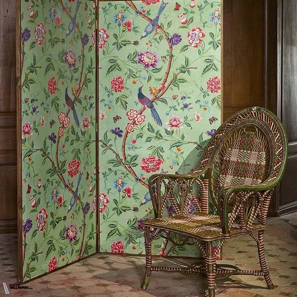 Jardin de bagatelle-wallpaper-Braquenie-Selected Wallpapers