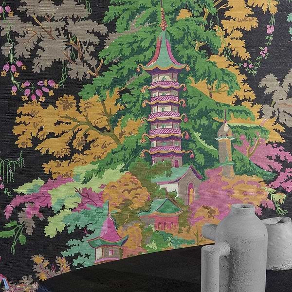 Jardins Japonais-Tapete-Pierre Frey-Selected Wallpapers