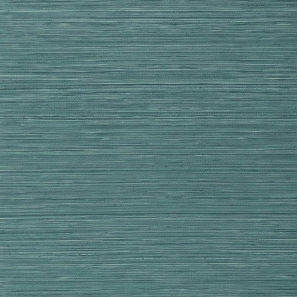 Kendari Grass-Wallpaper-Thibaut-Teal-Roll-T302-Selected Wallpapers