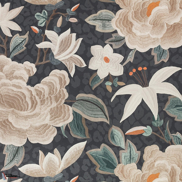 Lavinia Matte Wallcovering-Tapete-Romo-Slate-Rolle-W459/01-Selected Wallpapers