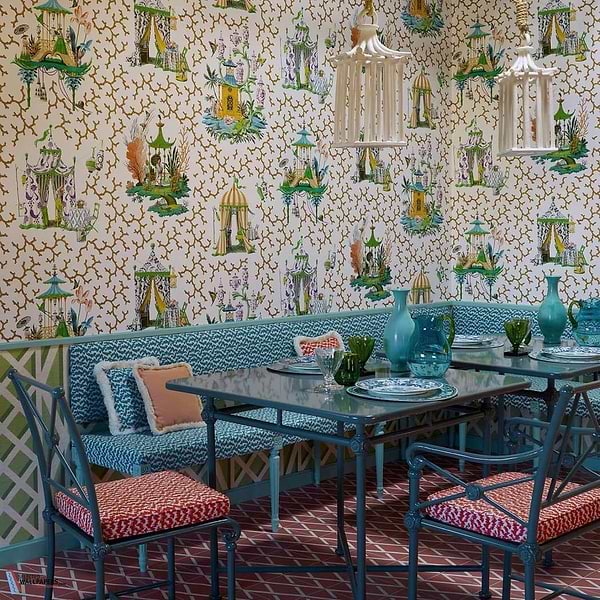Les Folies-wallpaper-Pierre Frey-Selected Wallpapers