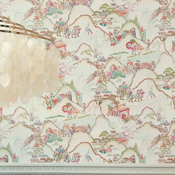 Les rizieres de shangbao-wallpaper-Braquenie-Selected Wallpapers