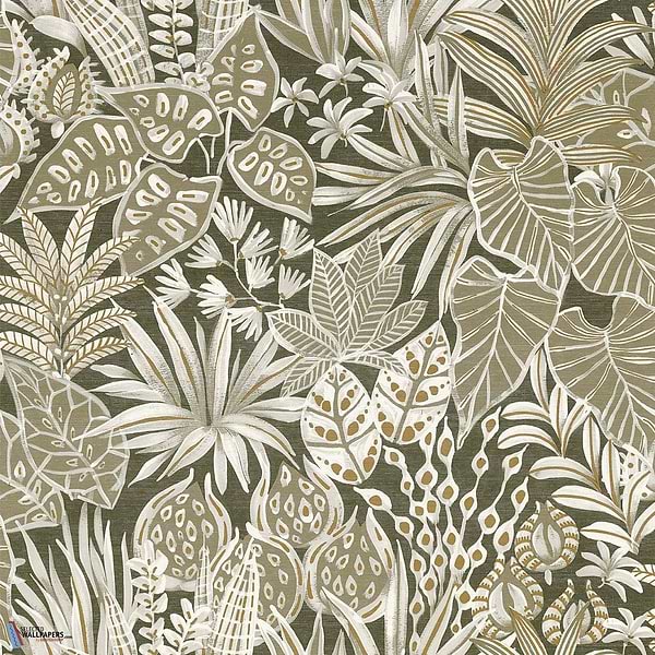 Madhuca-Wallpaper-Casamance-Kaki-Roll-75950814-Selected Wallpapers