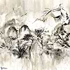 Magie Japonaise-Tapete-Pierre Frey-Naturel-Set-FP615001-Selected Wallpapers
