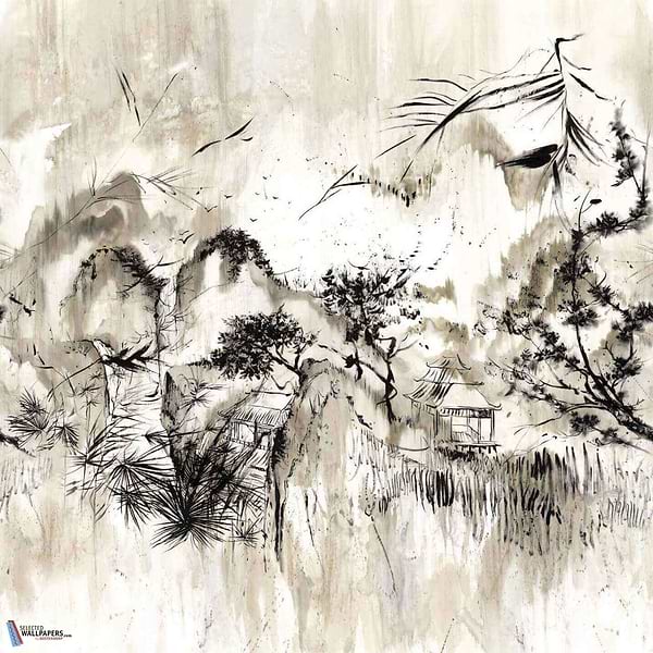 Magie Japonaise-Tapete-Pierre Frey-Naturel-Set-FP615001-Selected Wallpapers