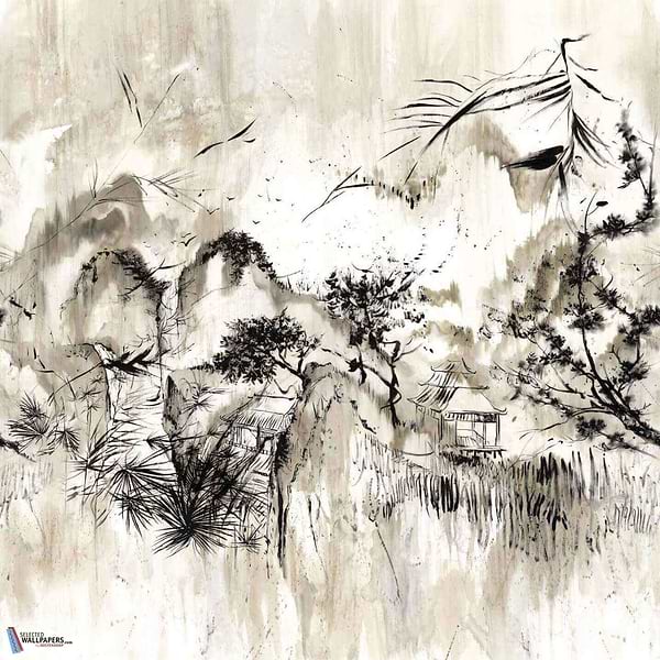 Magie Japonaise-Tapete-Pierre Frey-Naturel-Set-FP615001-Selected Wallpapers
