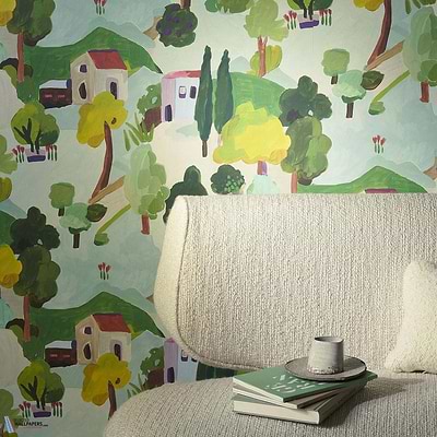 Maisons et Jardins-Tapete-Pierre Frey-Selected Wallpapers
