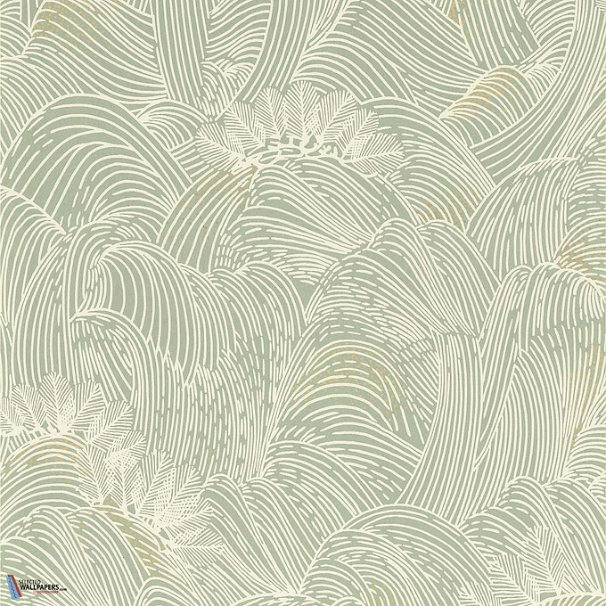 Maree Haute-Tapete-Casamance-Vert-Rolle-75902140-Selected Wallpapers