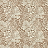 Marigold-Tapete-Morris & Co-Chocolate/Cream-Rolle-216955-Selected Wallpapers