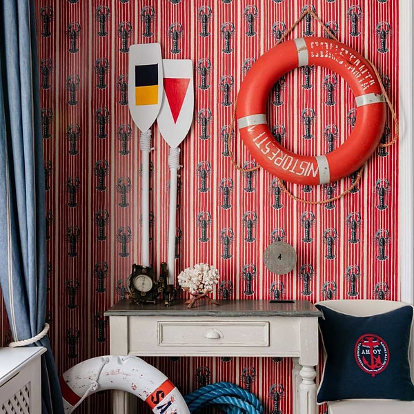 Mediterranean lobsters-wallpaper-Mind the Gap-Selected Wallpapers