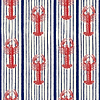 Mediterranean lobsters-wallpaper-Mind the Gap-White-Roll-WP30065-Selected Wallpapers
