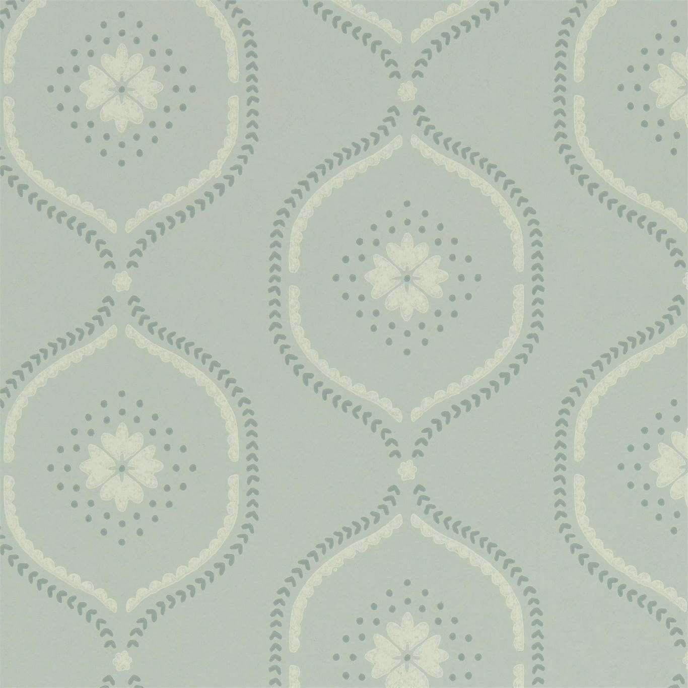 Milcombe-Tapete-Sanderson-Mist Blue-Rolle-216880-Selected Wallpapers