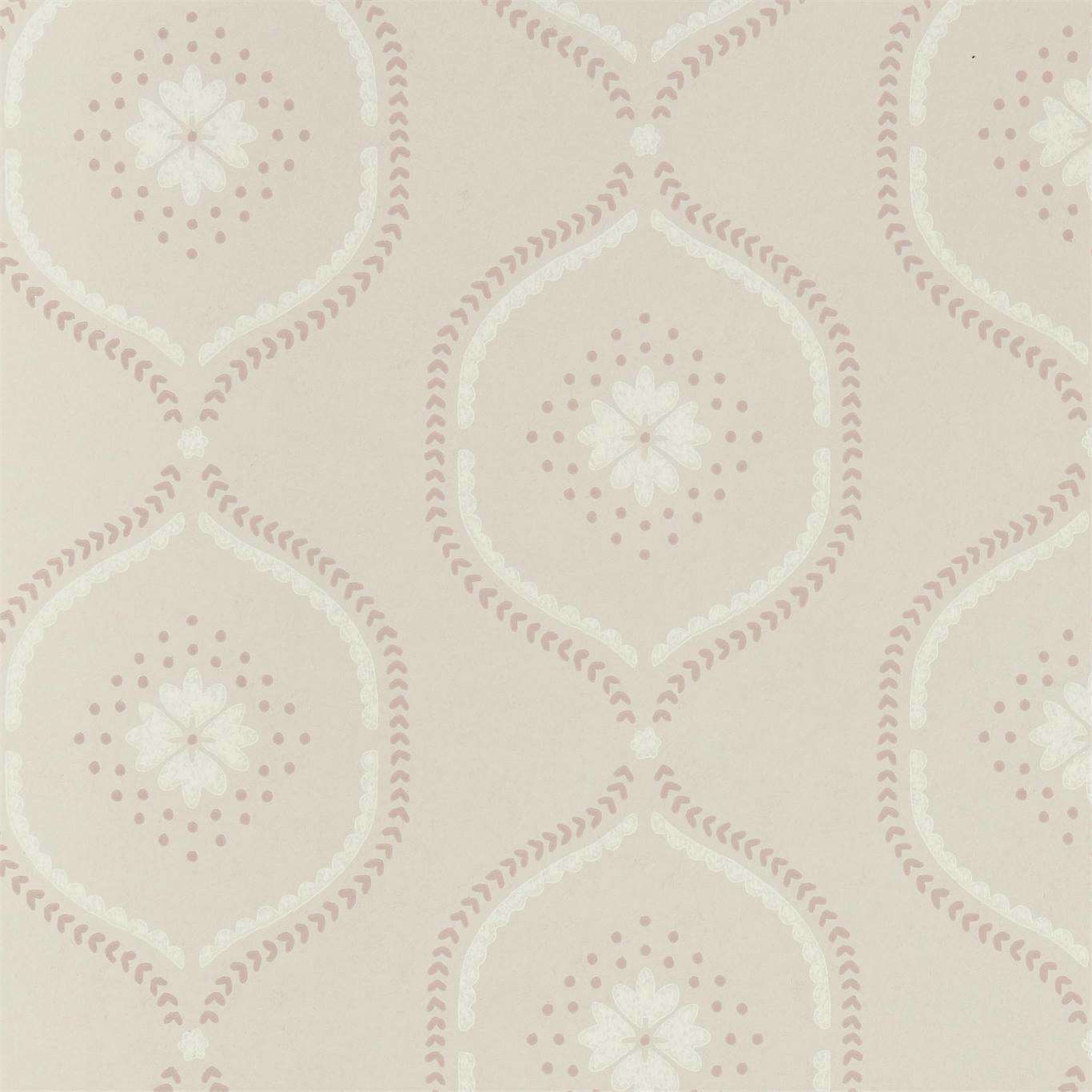 Milcombe-Tapete-Sanderson-Powder Pink-Rolle-216881-Selected Wallpapers