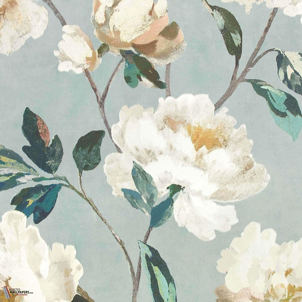 Odelia-Tapete-Romo-French Blue-Rolle-W443/03-Selected Wallpapers