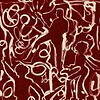 On the Stage-Tapete-Mind the Gap-Rhubarb-Rolle-WP30093-Selected Wallpapers