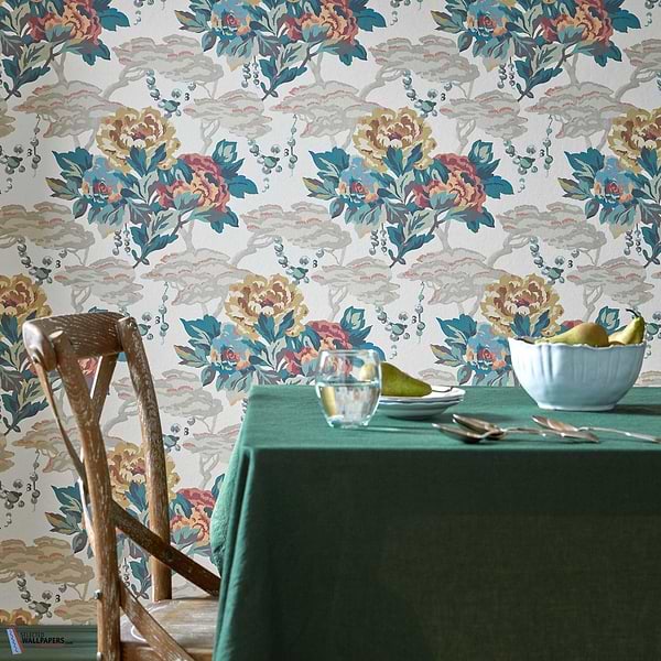 Paeonia-Wallpaper-1838 wallcoverings-Selected Wallpapers